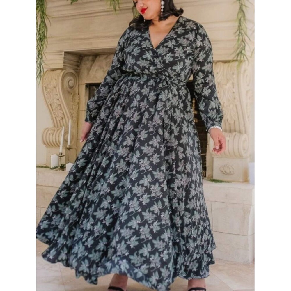 Ivy City Co Holly Berry Maxi Dress Women’s 3X